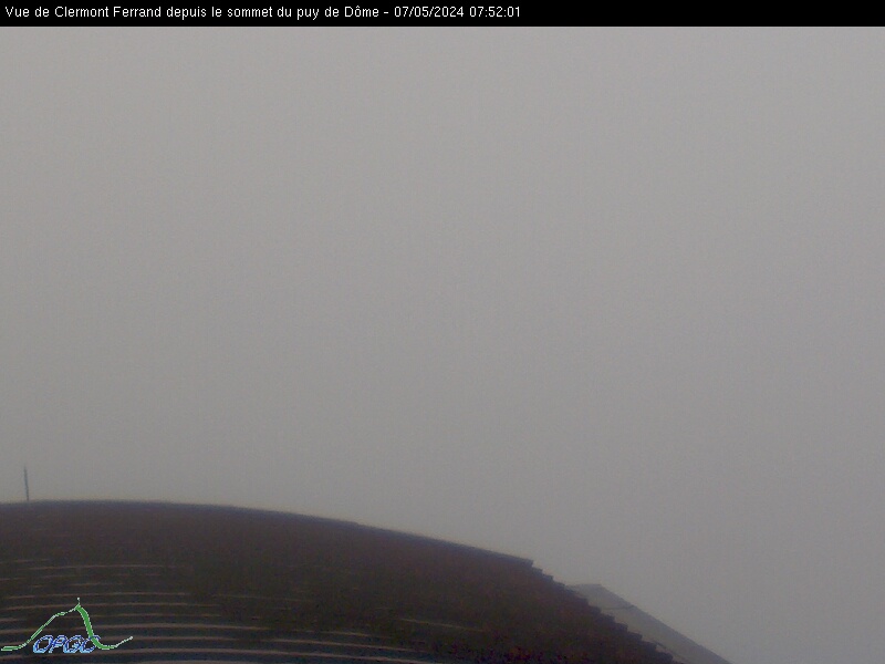 Webcam depuis le sommet du Puy de Dome